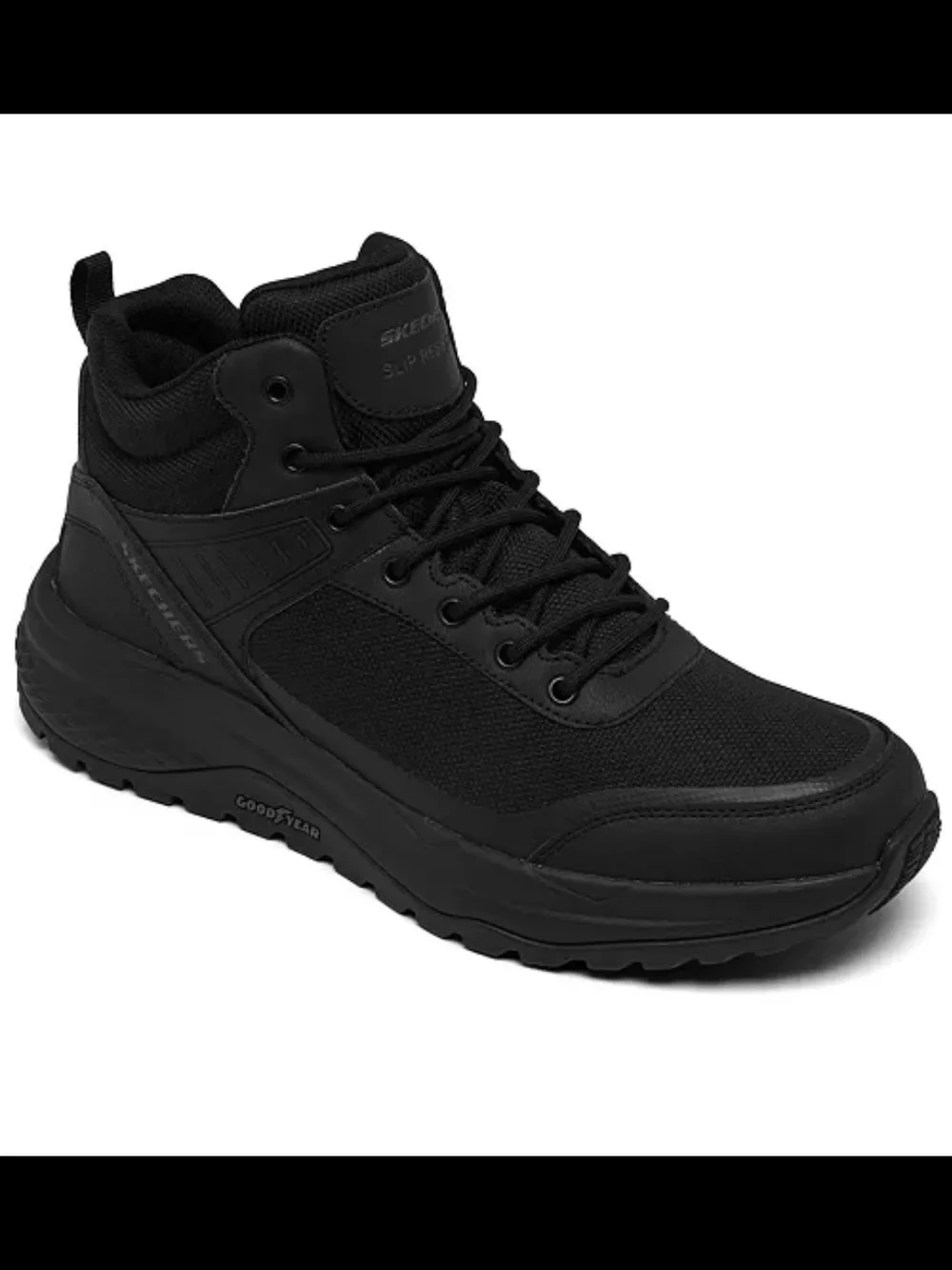 Skechers Men's Work Street Treader  Scorron Casual Slip Resistant Work Boots 11